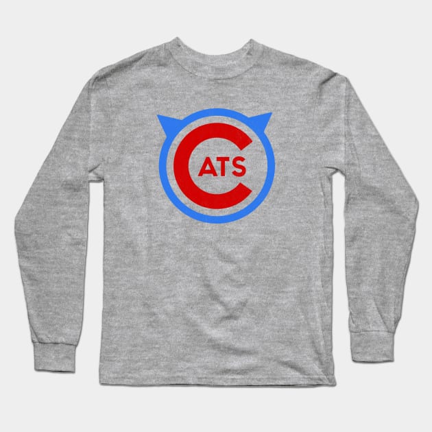 DEFUNCT - Fort Worth Cats Baseball Long Sleeve T-Shirt by LocalZonly